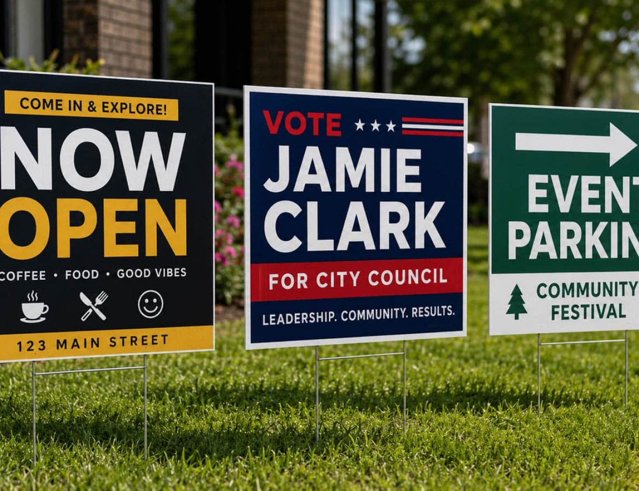 Promotional Yard Signs by Brand Works NY-2